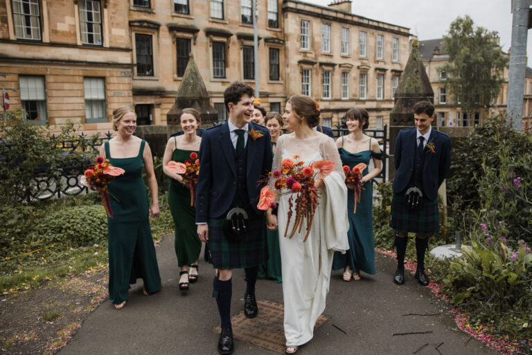 Laid back, late summer wedding at Cottier’s Glasgow